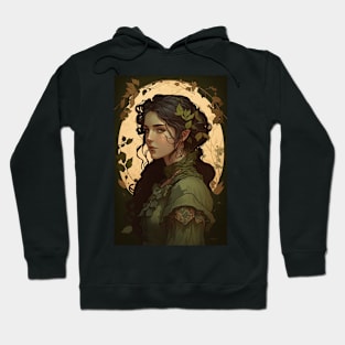 Raven Haired Irish Girl Hoodie